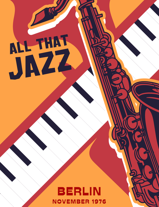 All That Jazz Berlin Vintage Music Poster - Framzio