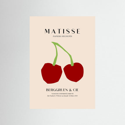 Matisse Cherries Exhibition Poster Print - Framzio