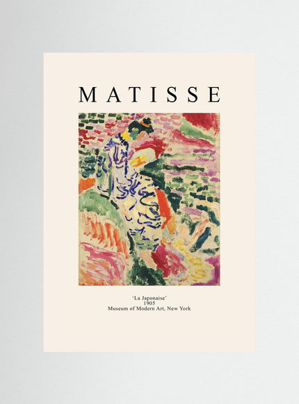 Matisse La Japonaise 1905 Poster - Fauvism Art Print - Framzio