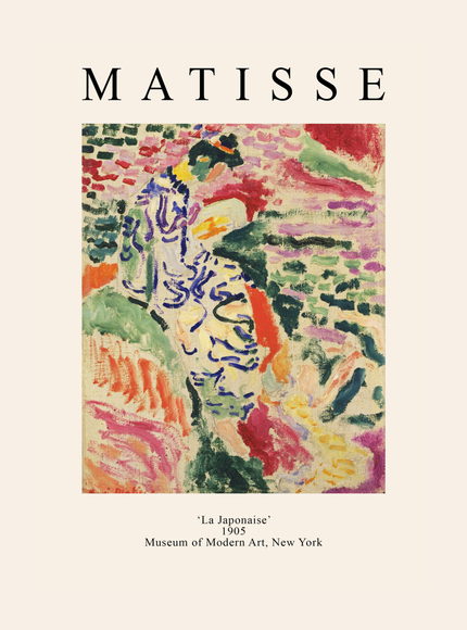 Matisse La Japonaise 1905 Poster - Fauvism Art Print - Framzio