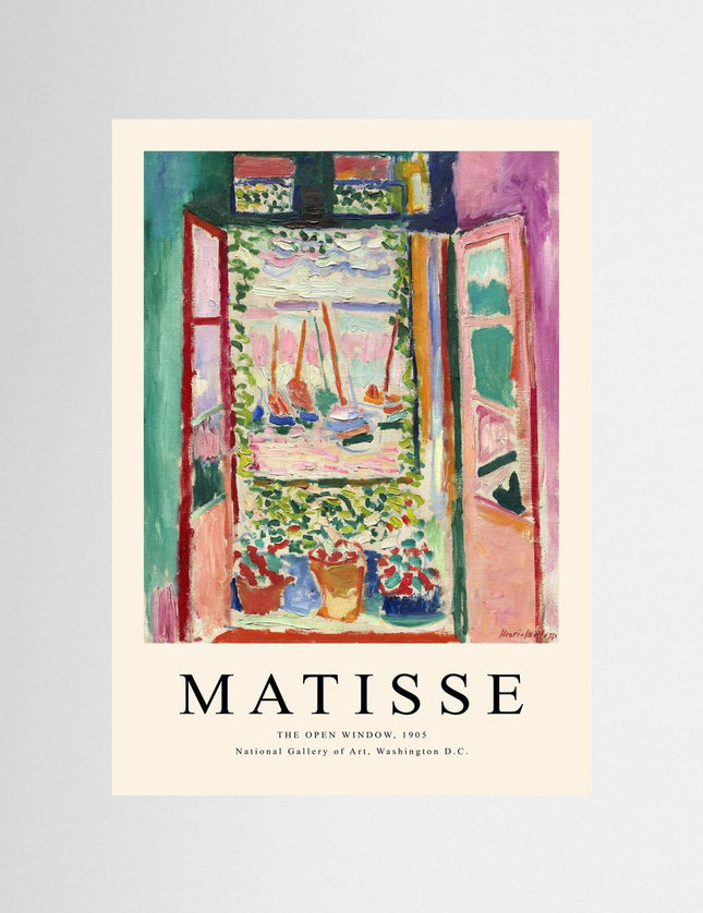 Matisse The Open Window 1905 Fauvism Art Print - Framzio