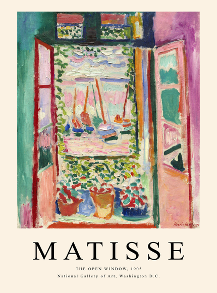 Matisse The Open Window 1905 Fauvism Art Print - Framzio
