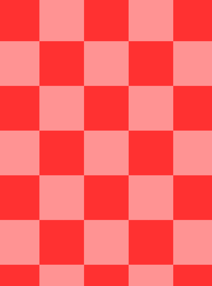 Red Checkerboard Abstract Poster - Framzio