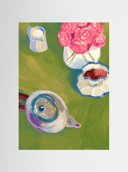 Tea Time Still Life Art Print - Framzio