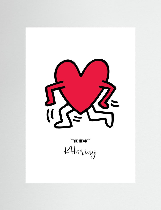 The Heart Keith Haring Poster - Framzio