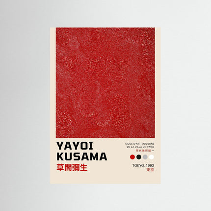 Yayoi Kusama Tokyo 1993 Red Dot Art Exhibition Poster - Framzio